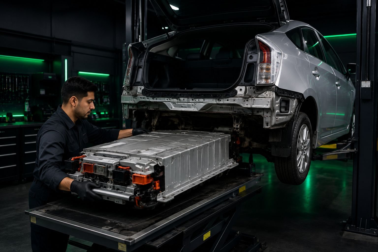 Hybrid battery replacement service at PakHybridAuto